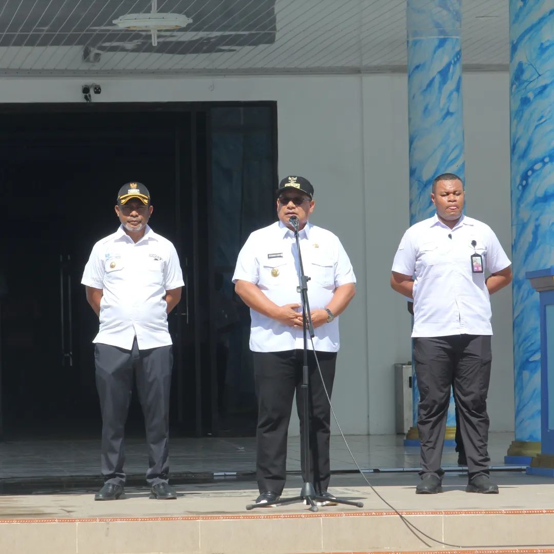Pj. Gubernur Pimpin Apel Perdana di Raja Ampat