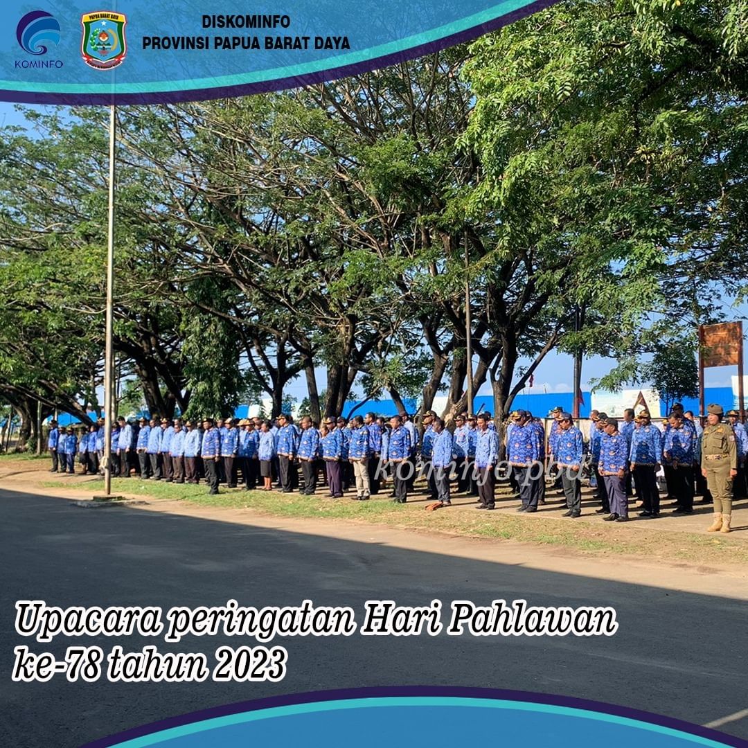 Upacara peringatan Hari Pahlawan ke-78 tahun 2023