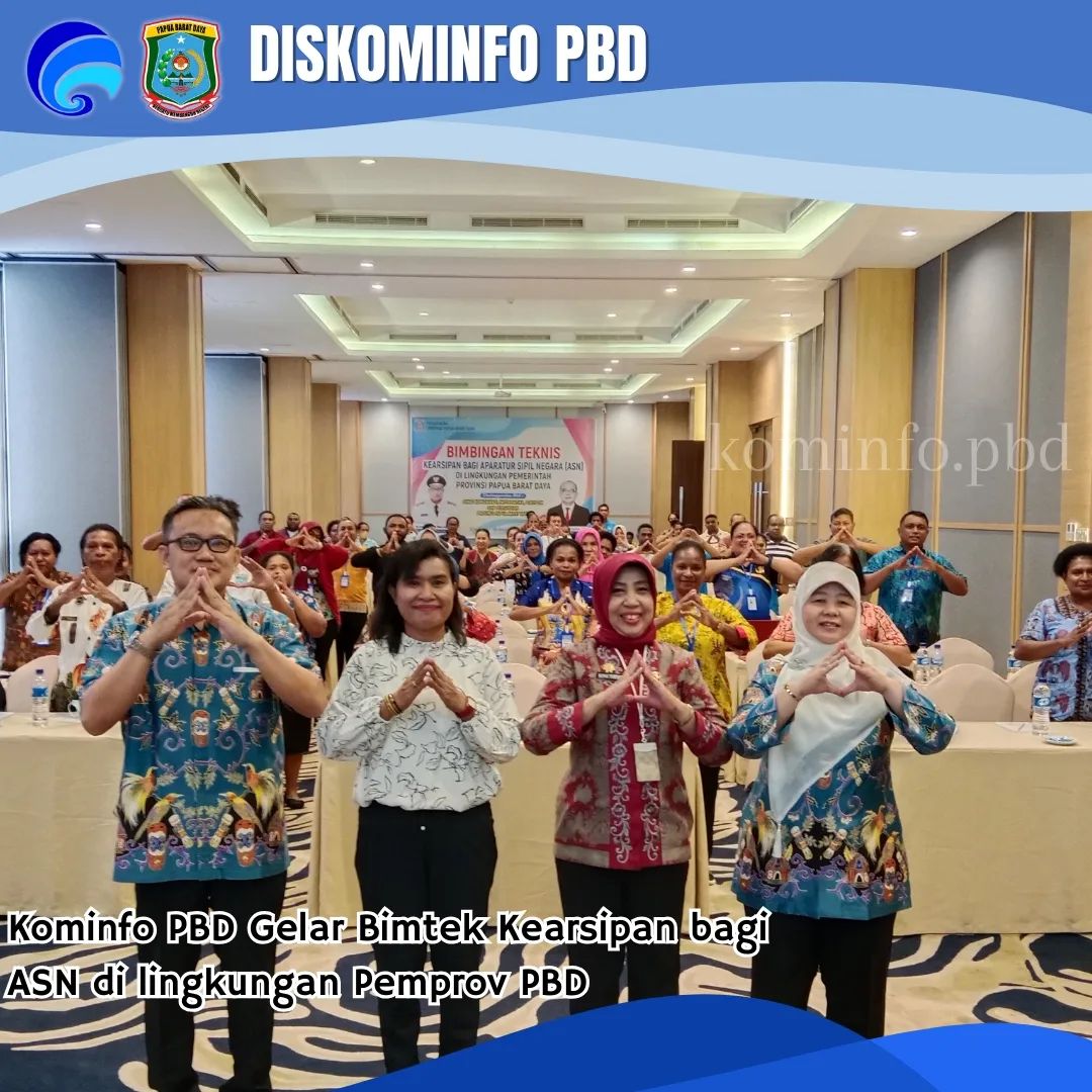 Kominfo PBD Gelar Bimtek Kearsipan bagi ASN di lingkungan Pemprov PBD