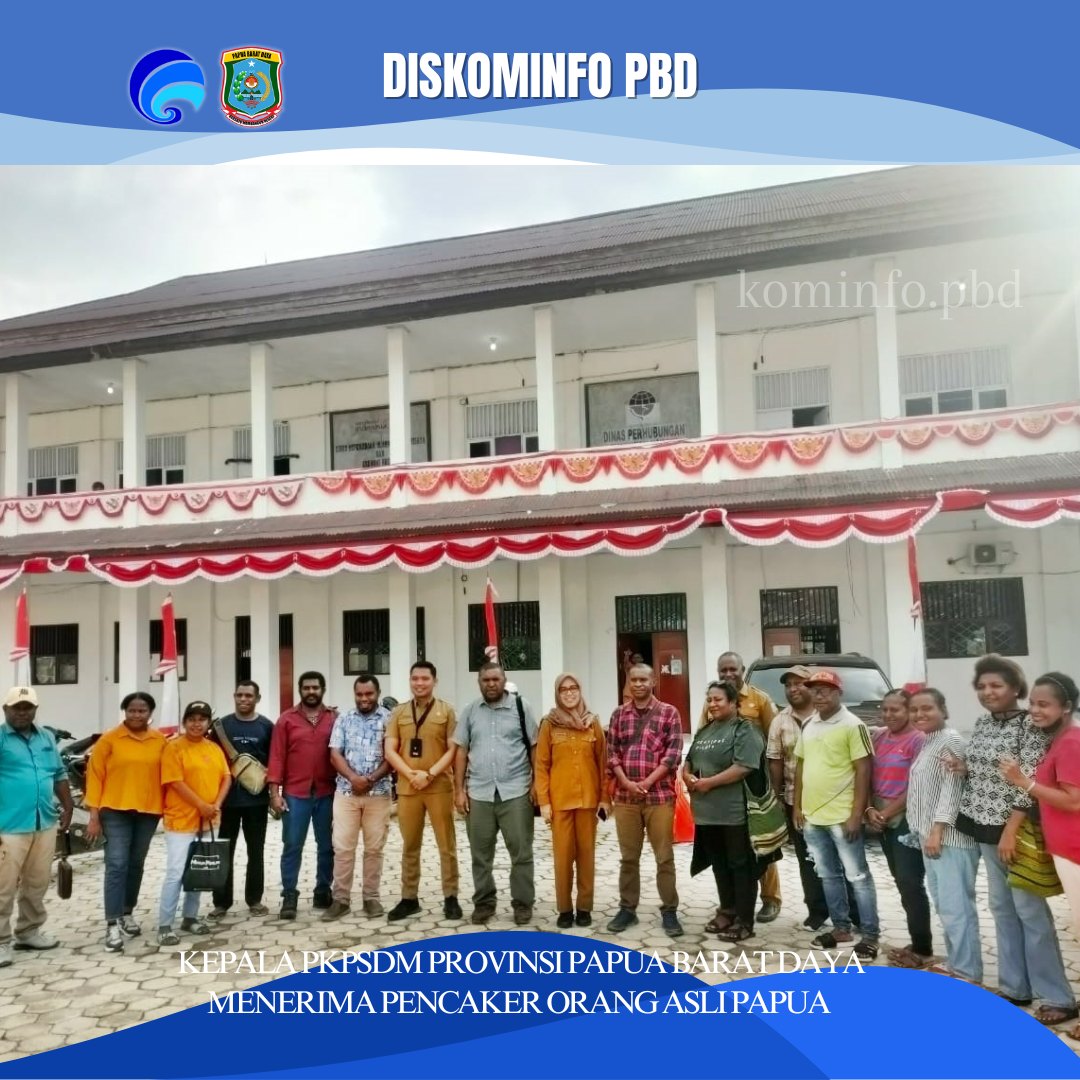 Kepala BKPSDM Papua Barat Daya menerima  Pencari Kerja Orang Asli Papua.