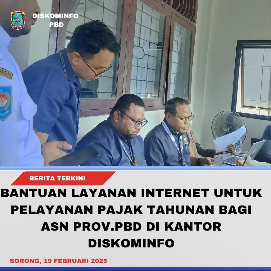 Bantuan Layanan Internet  untuk pelayanan pajak tahunan bagi ASN