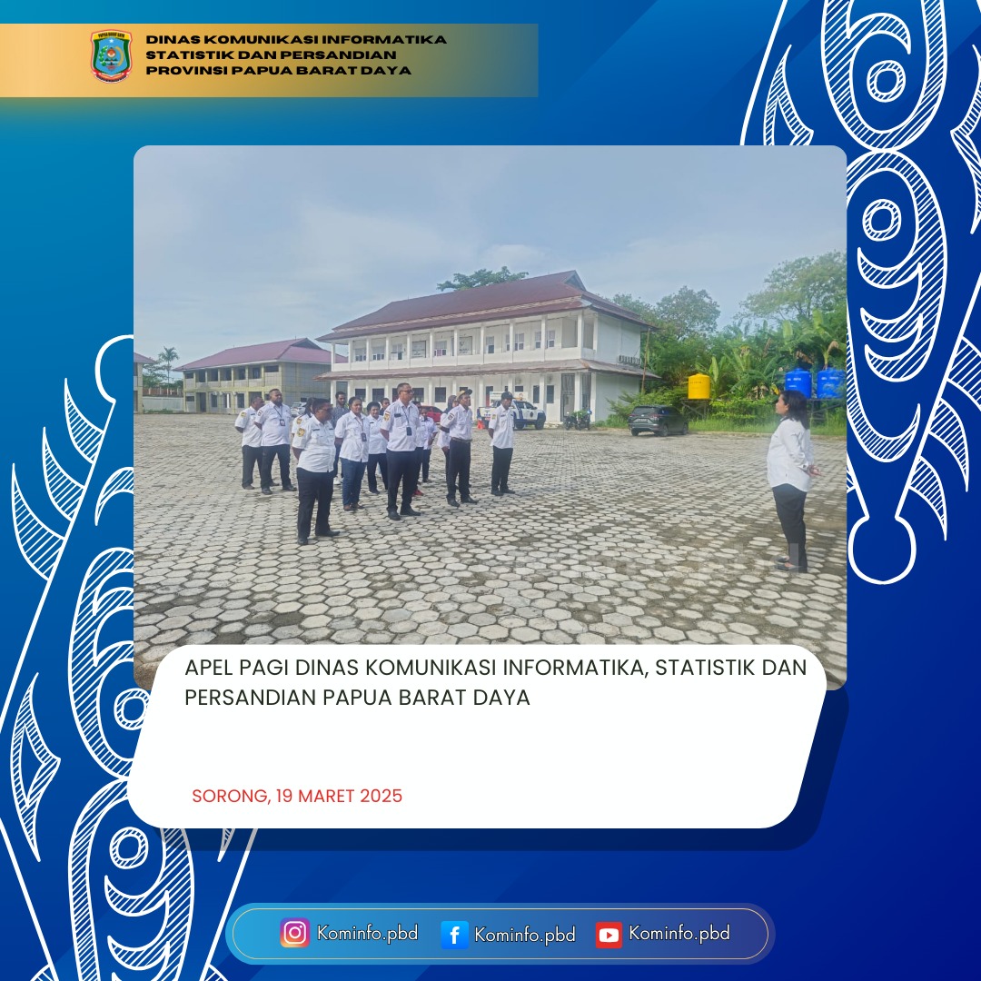 APEL PAGI DINAS KOMUNIKASI INFORMATIKA, STATISTIK DAN PERSANDIAN