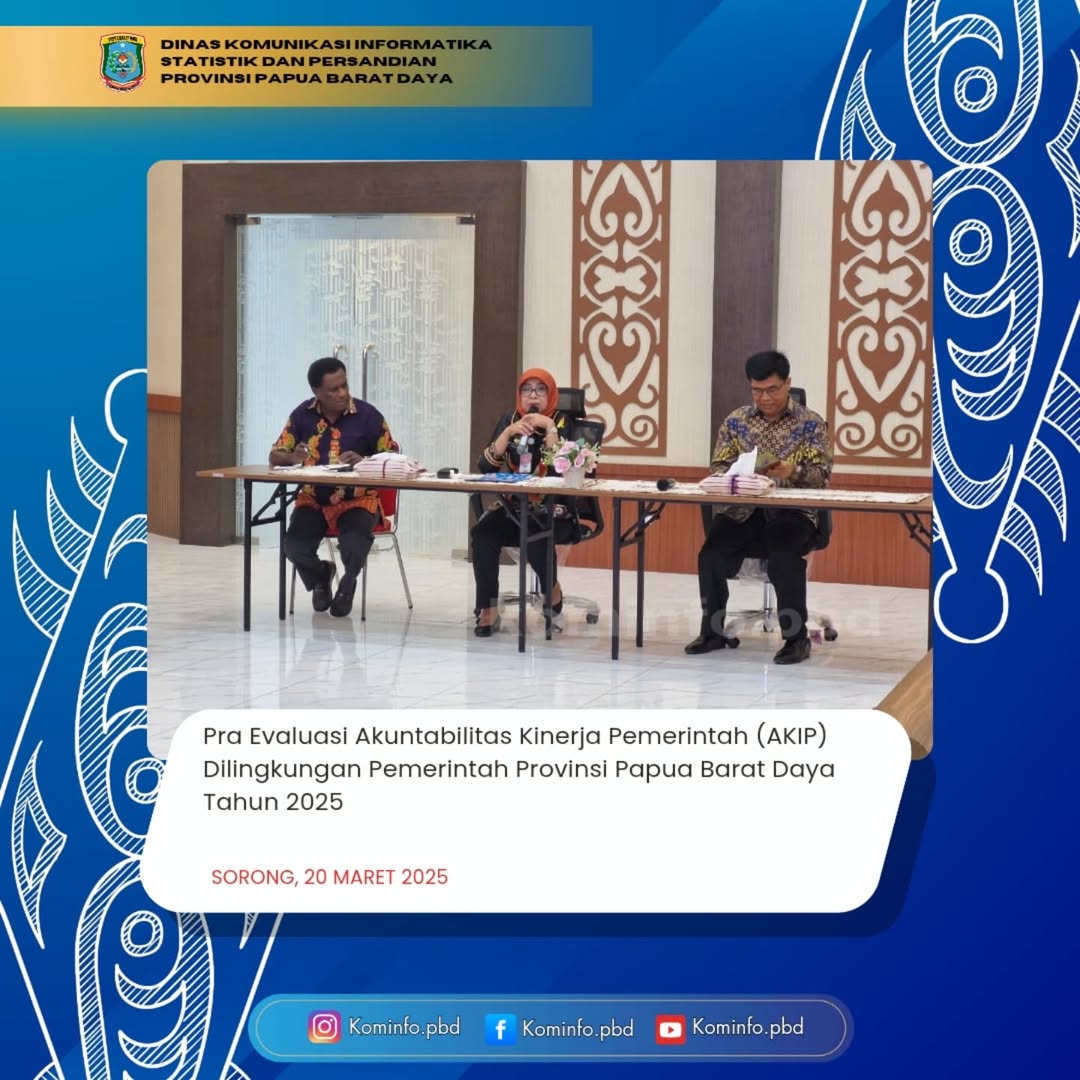 Pra Evaluasi Akuntabilitas Kinerja Pemerintah Provinsi Papua Barat Daya 2025