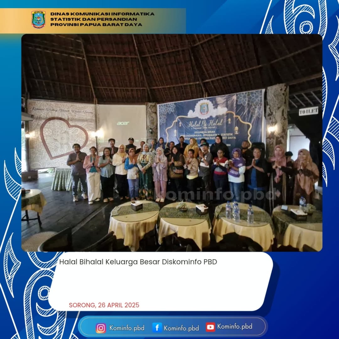 Halal Bihalal Diskominfo PBD Membangun Sinergi Yang Kuat Bersama Insan Media
