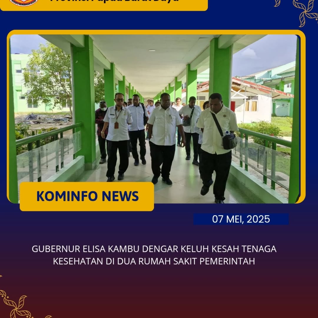 Gubernur Elisa Kambu Dengar Keluh Kesah Tenaga Kesehatan di Dua Rumah Sakit Pemerintah