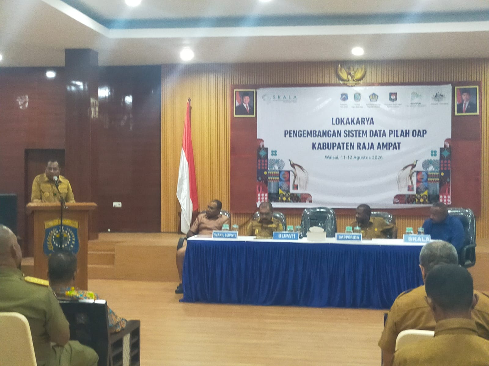 Lokakarya Pengembangan Sistem Pendataan Terpilah Orang Asli Papua (OAP) Kabupaten Raja Ampat